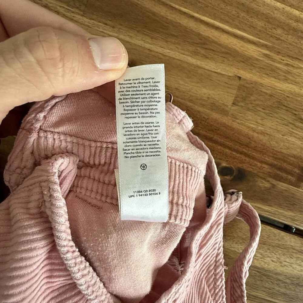 Oshkosh B'gosh Girl's‎ 4T Corduroy Overall PINK Preppy Classic School Play